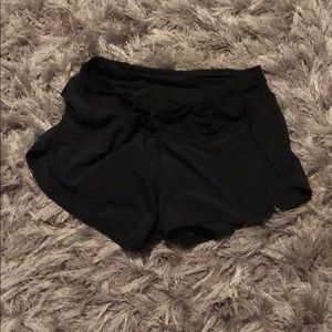 Black Lululemon speed up shorts